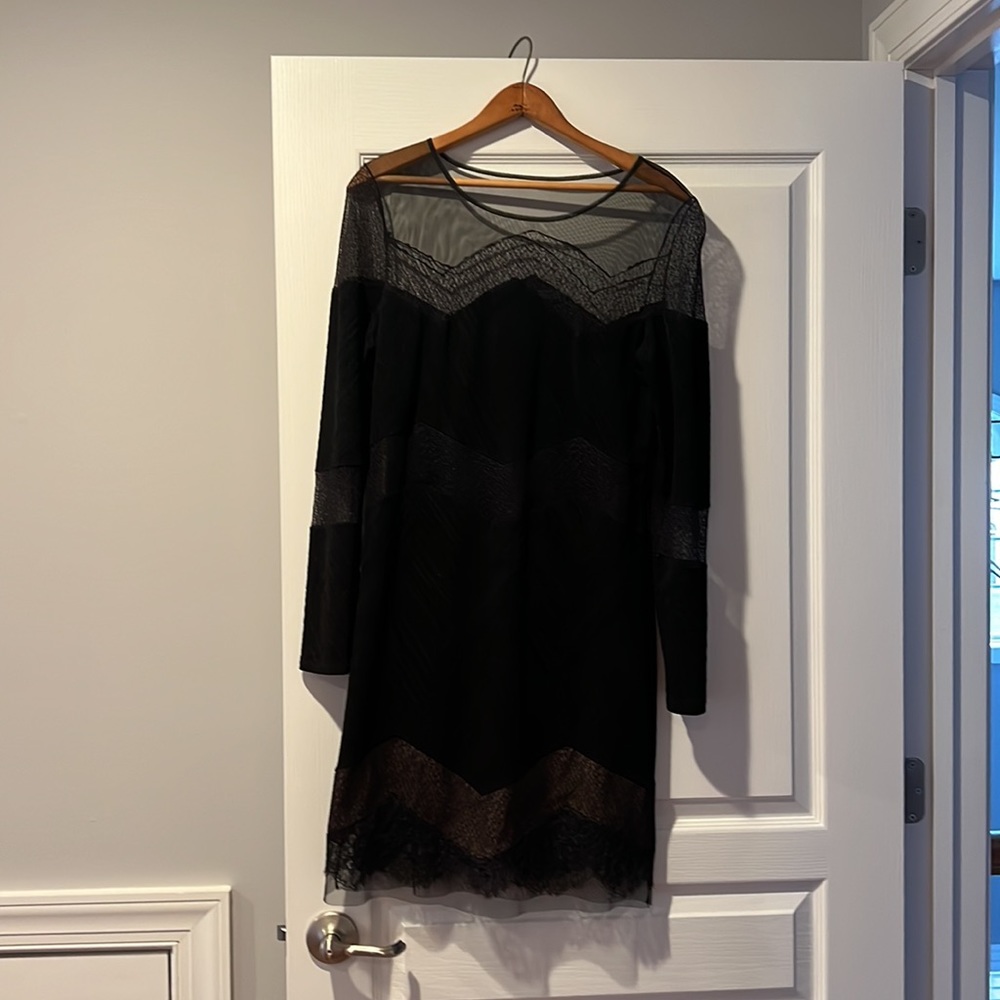 Beautiful night dress with see through detailsSize L
